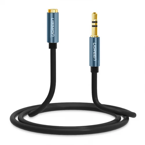 AUX 3.5mm prailginimo laidas, adapteris UGREEN AV118 (2.0m)