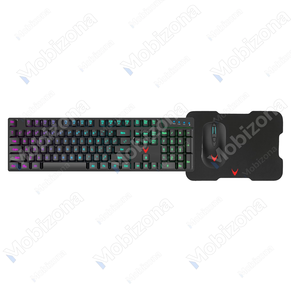 Klaviatūra su pele ir kilimėliu Varr Squad 03 Pro-Gaming 3in1 Set (VSETKMP01)