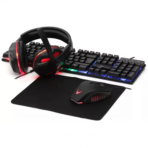 Keyboard with Mouse, Headphones and MousePad Varr Squad Pro-Gaming 4in1 Set (VG4IN1SET01) Keyboard with Mouse, Headphones and MousePad Varr Squad Pro-Gaming 4in1 Set (VG4IN1SET01)