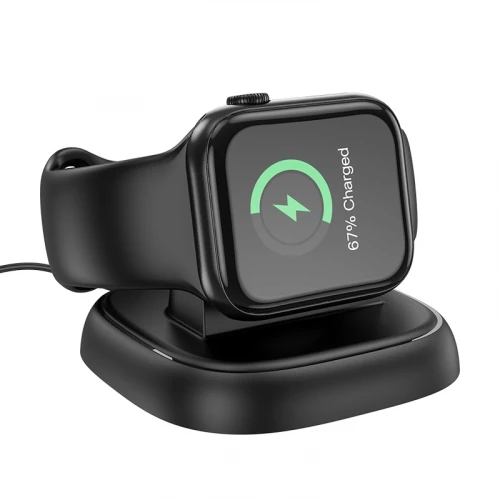 Belaidis įkroviklis Apple Watch 1, 2, 3, 4, 5, SE, 6, 7, 8, 9, Ultra, Ultra 2 Hoco CW44 (2.5W) Belaidis įkroviklis Apple Watch 1, 2, 3, 4, 5, SE, 6, 7, 8, 9, Ultra, Ultra 2 Hoco CW44 (2.5W)