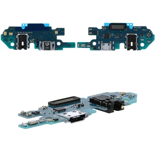 Samsung Galaxy A10 įkrovimo, ausinių lizdas ir mikrofonas (PCB plokštė)