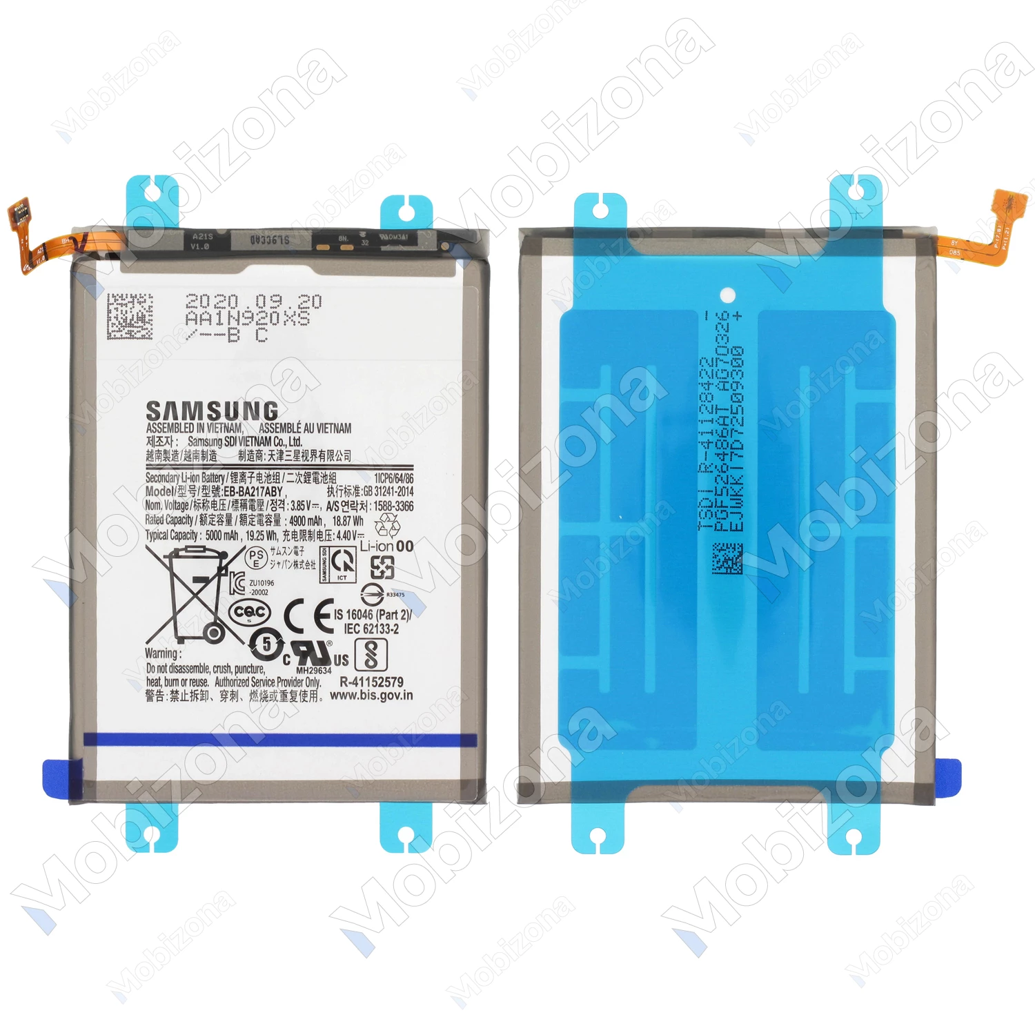 Samsung Galaxy A04s, Galaxy A12, Galaxy A12 Nacho, Galaxy A13 4G, Galaxy A21s, Galaxy M12 Battery (EB-BA217ABY)