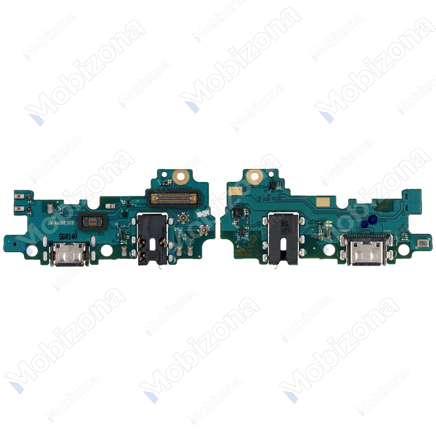 Samsung Galaxy A42 5G įkrovimo, ausinių lizdas ir mikrofonas (PCB plokštė)