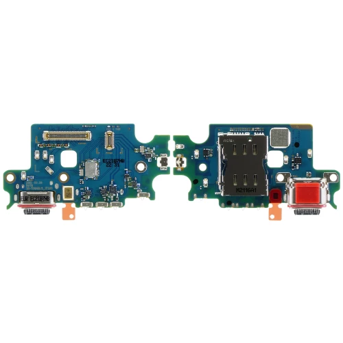Samsung Galaxy S22+ 5G įkrovimo, SIM lizdas ir mikrofonas (PCB plokštė)