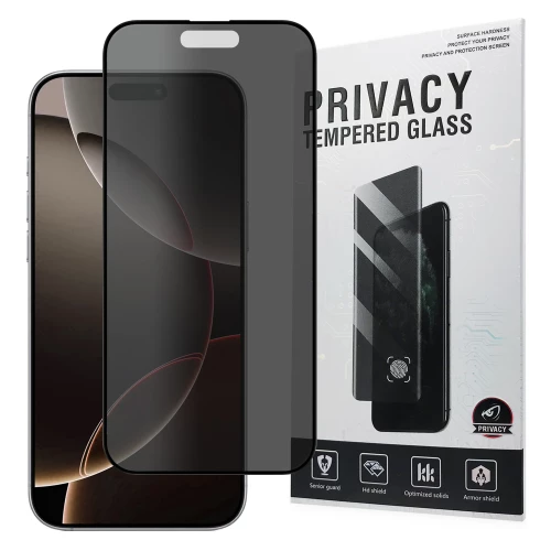 iPhone 16 Pro skirtas apsauginis stiklas Privacy