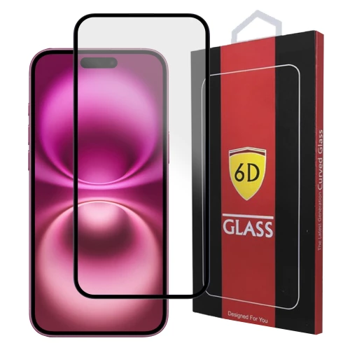 Apple iPhone 16 Tempered Glass 6D