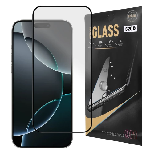 iPhone 16 Pro skirtas apsauginis stiklas 520D