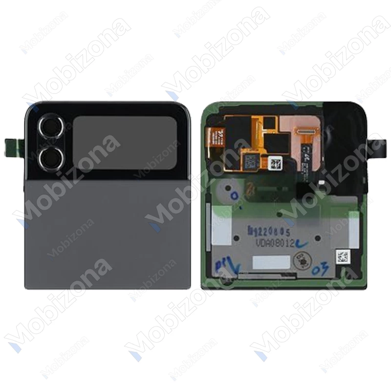 Samsung Galaxy Z Flip 4 viršutinis galinis dangtelis, LCD ekranas