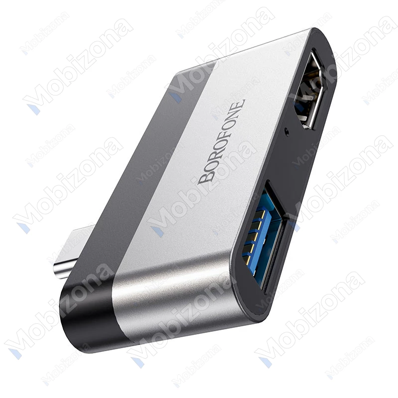 Type-C to HDMI, USB 3.0 Hub Adapter Borofone DH2