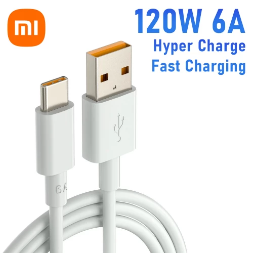 Type-C USB laidas Xiaomi Hyper Charge (6.0A, 120W, 1.0m) Type-C USB laidas Xiaomi Hyper Charge (6.0A, 120W, 1.0m)
