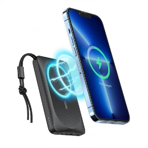 Power Bank USB, Type-C PD, QC 3.0 with MagSafe Wireless Charger VEGER MagOn (10000mAh, 5.0A, 22.5W) Power Bank USB, Type-C PD, QC 3.0 with MagSafe Wireless Charger VEGER MagOn (10000mAh, 5.0A, 22.5W)