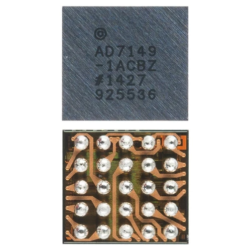 Mikroschema IC pagrindinio mygtuko Apple iPhone 7, iPhone 7 Plus, iPhone 8, iPhone 8 Plus (U10, AD7149, 25pin) Mikroschema IC pagrindinio mygtuko Apple iPhone 7, iPhone 7 Plus, iPhone 8, iPhone 8 Plus (U10, AD7149, 25pin)