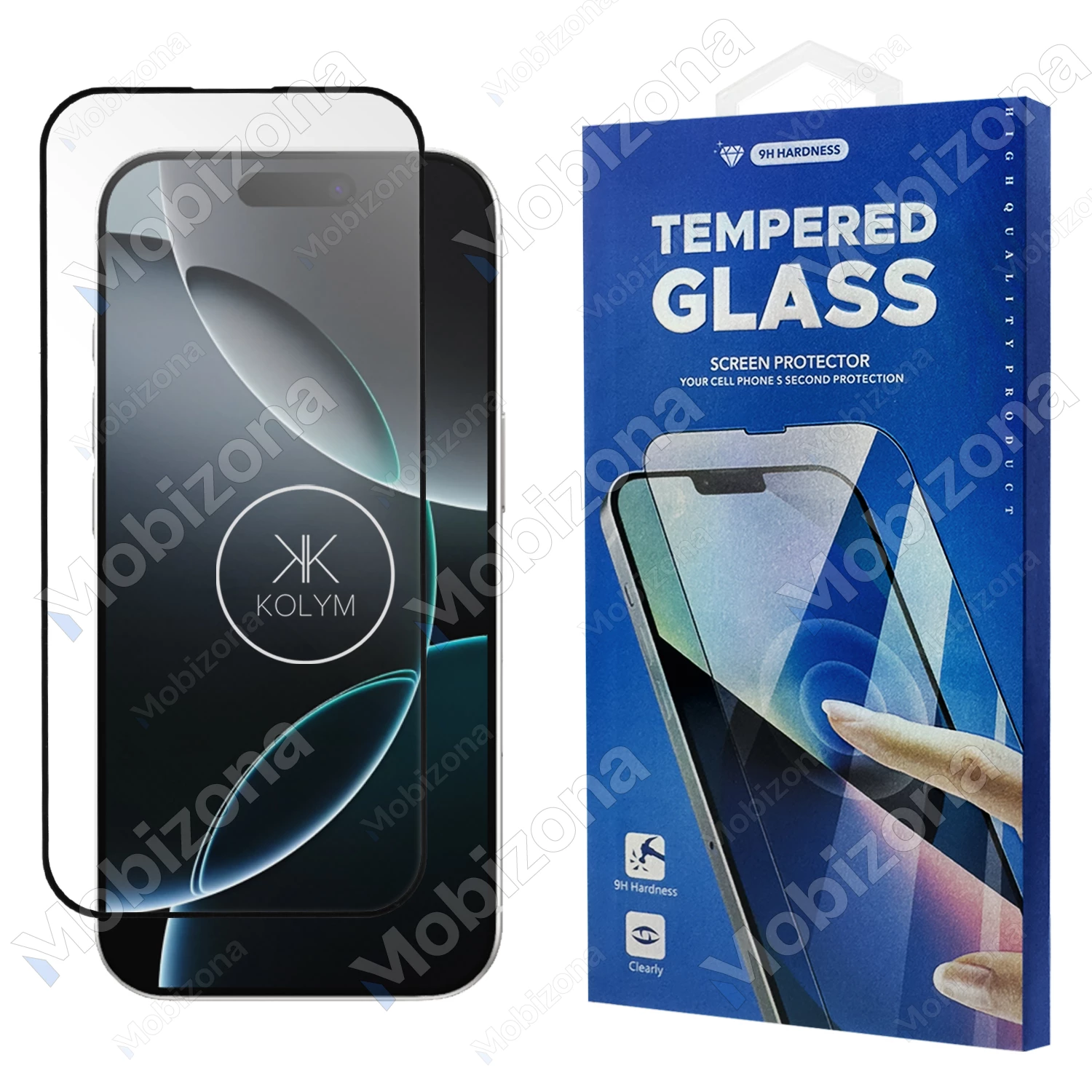 iPhone 16 Pro, iPhone 17 skirtas apsauginis stiklas KOLYM