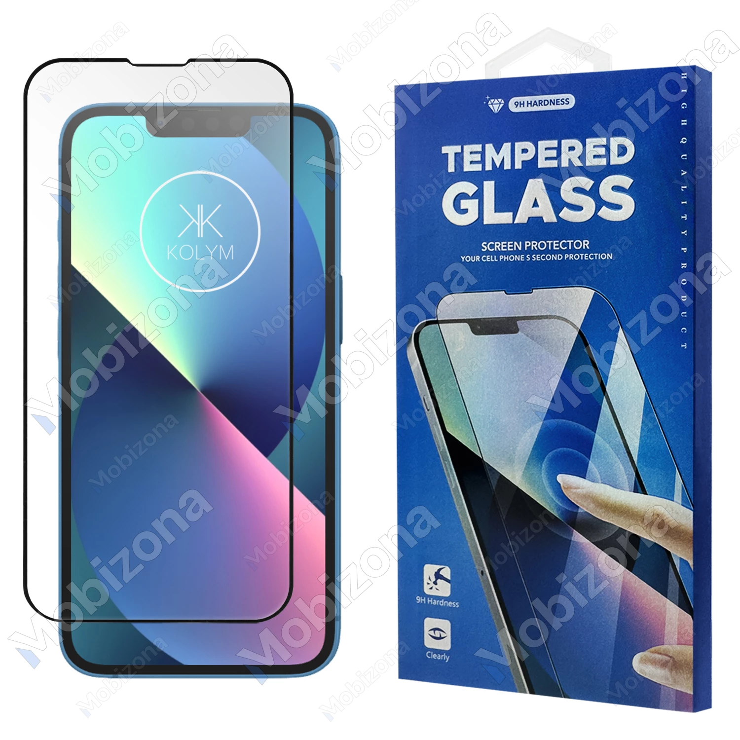 iPhone 13 mini skirtas apsauginis stiklas KOLYM