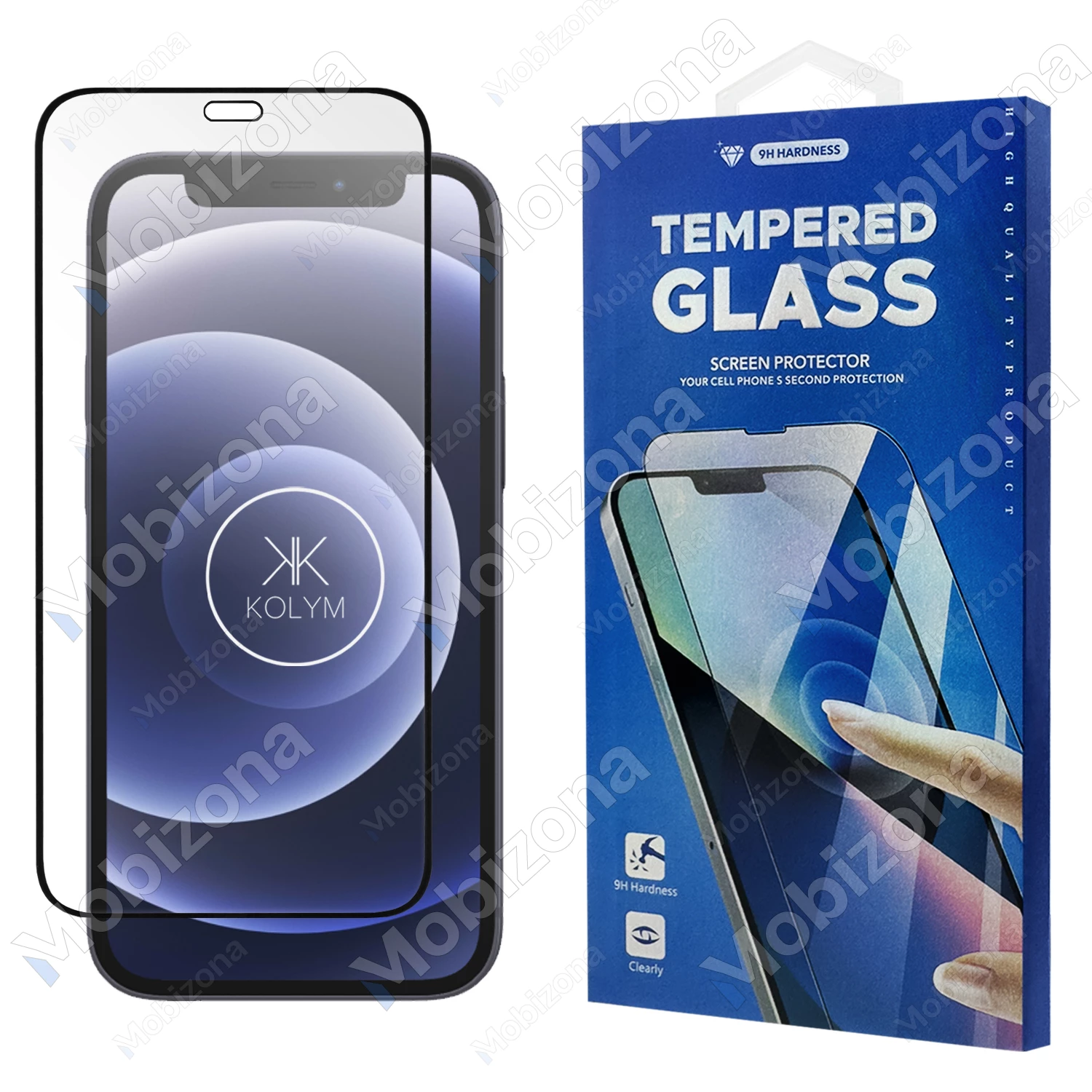 iPhone 12 mini skirtas apsauginis stiklas KOLYM