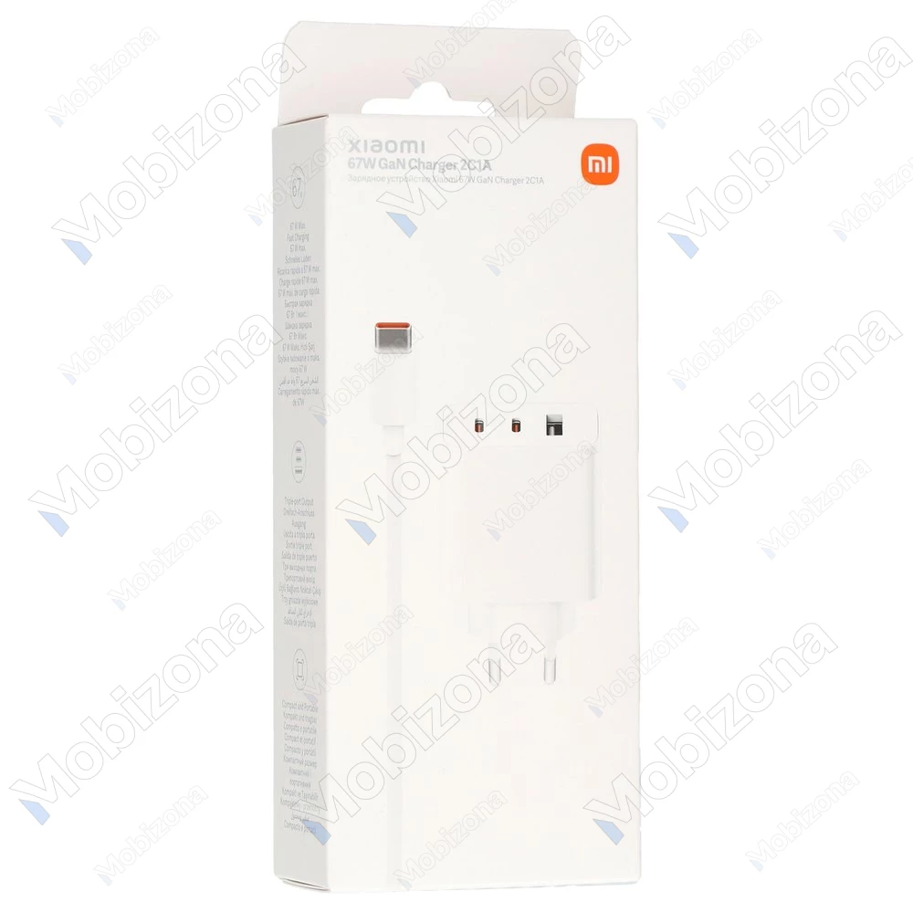 Įkroviklis USB, 2x Type-C Xiaomi 67W GaN Charger 2C1A
