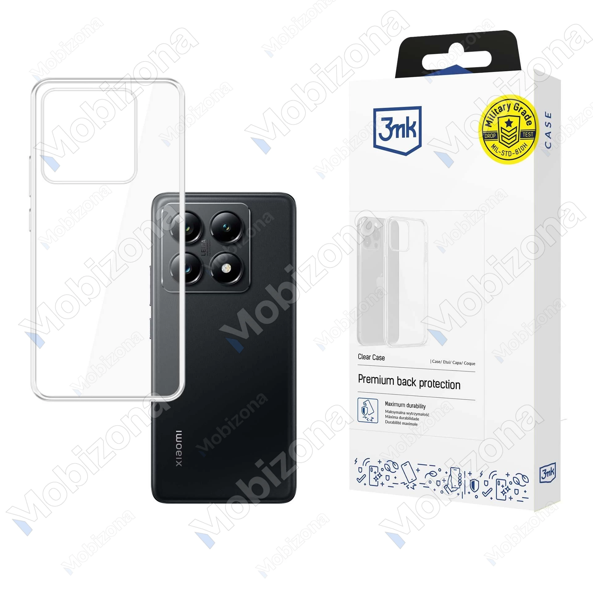 Xiaomi 14T Pro 3MK Clear Case