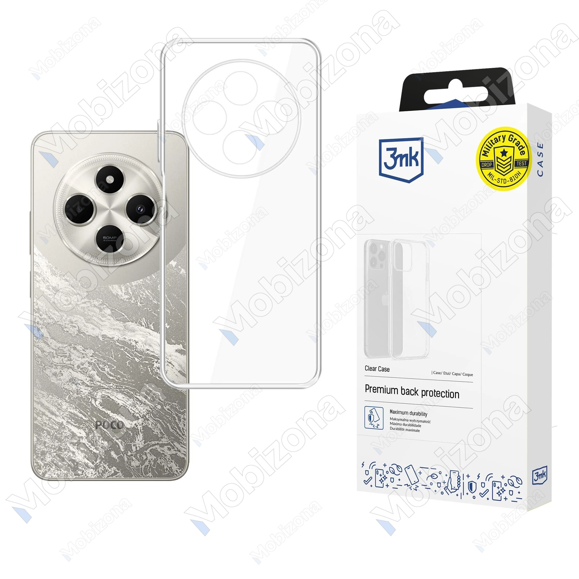 Xiaomi Poco C75, Redmi 14C 3MK Clear Case