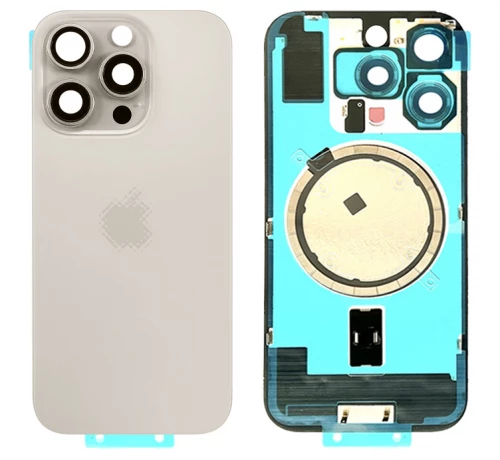 Apple iPhone 16 Pro Back Glass Battery Cover Housing