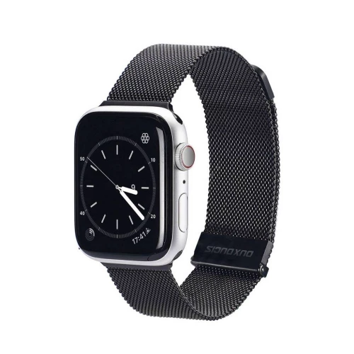 Apple Watch Ultra, Ultra 2 (49mm), 7, 8 (45mm); Watch 6, SE, 5, 4 (44mm); Watch 3, 2 (42mm) dirželis, apyrankė Dux Ducis Milanese Apple Watch Ultra, Ultra 2 (49mm), 7, 8 (45mm); Watch 6, SE, 5, 4 (44mm); Watch 3, 2 (42mm) dirželis, apyrankė Dux Ducis Milanese