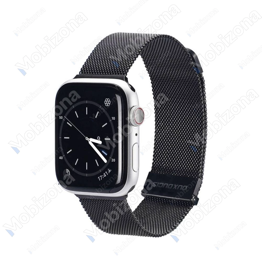 Apple Watch Ultra, Ultra 2 (49mm), 7, 8 (45mm); Watch 6, SE, 5, 4 (44mm); Watch 3, 2 (42mm) skirtas dirželis, apyrankė Dux Ducis Milanese