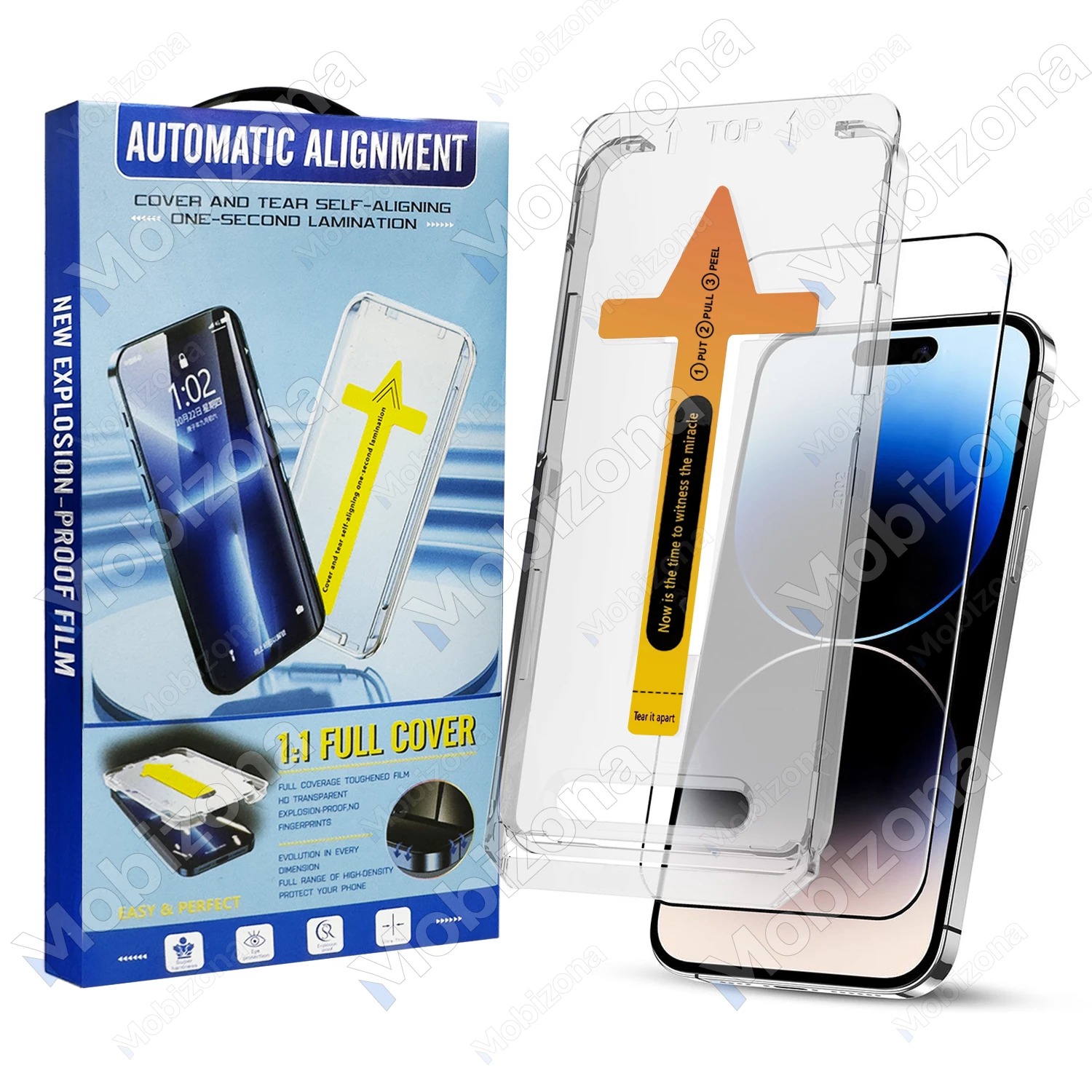 iPhone 16 Pro, iPhone 17 Tempered Glass KOLYM Automatic-Alignment