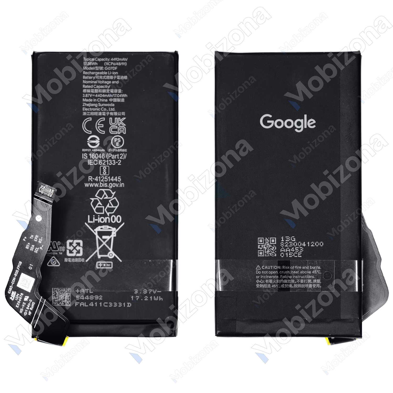 Google Pixel 8a akumuliatorius, baterija (G07DF)