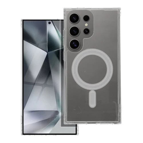 Samsung Galaxy S25 Ultra dėklas Clear MagSafe Case Samsung Galaxy S25 Ultra dėklas Clear MagSafe Case