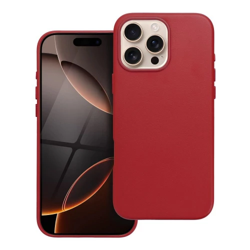 iPhone 16 Pro Max Case Leather Mag Cover