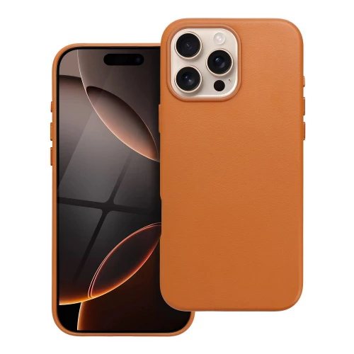 Apple iPhone 15 Pro dėklas Leather Mag Cover Apple iPhone 15 Pro dėklas Leather Mag Cover