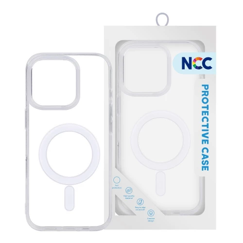 Apple iPhone 15 Plus dėklas NCC Clear Mag Cover Apple iPhone 15 Plus dėklas NCC Clear Mag Cover