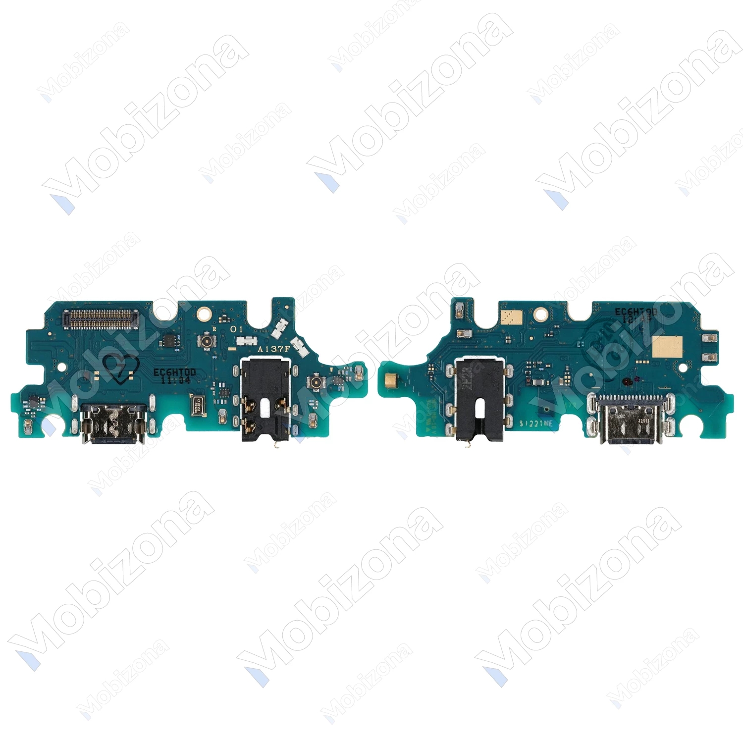 Samsung Galaxy A13 4G įkrovimo, ausinių lizdas ir mikrofonas (PCB plokštė)
