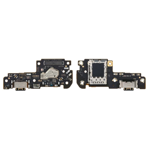 Xiaomi Poco X5 Pro, Redmi Note 12 Pro 5G įkrovimo, SIM lizdas ir mikrofonas (PCB plokštė)