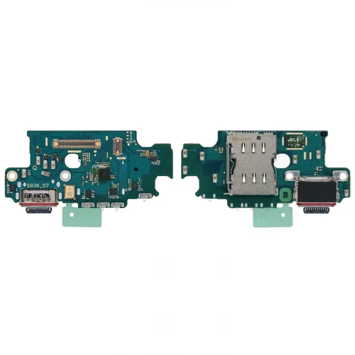 Samsung Galaxy S25+ įkrovimo, SIM lizdas ir mikrofonas (PCB plokštė)