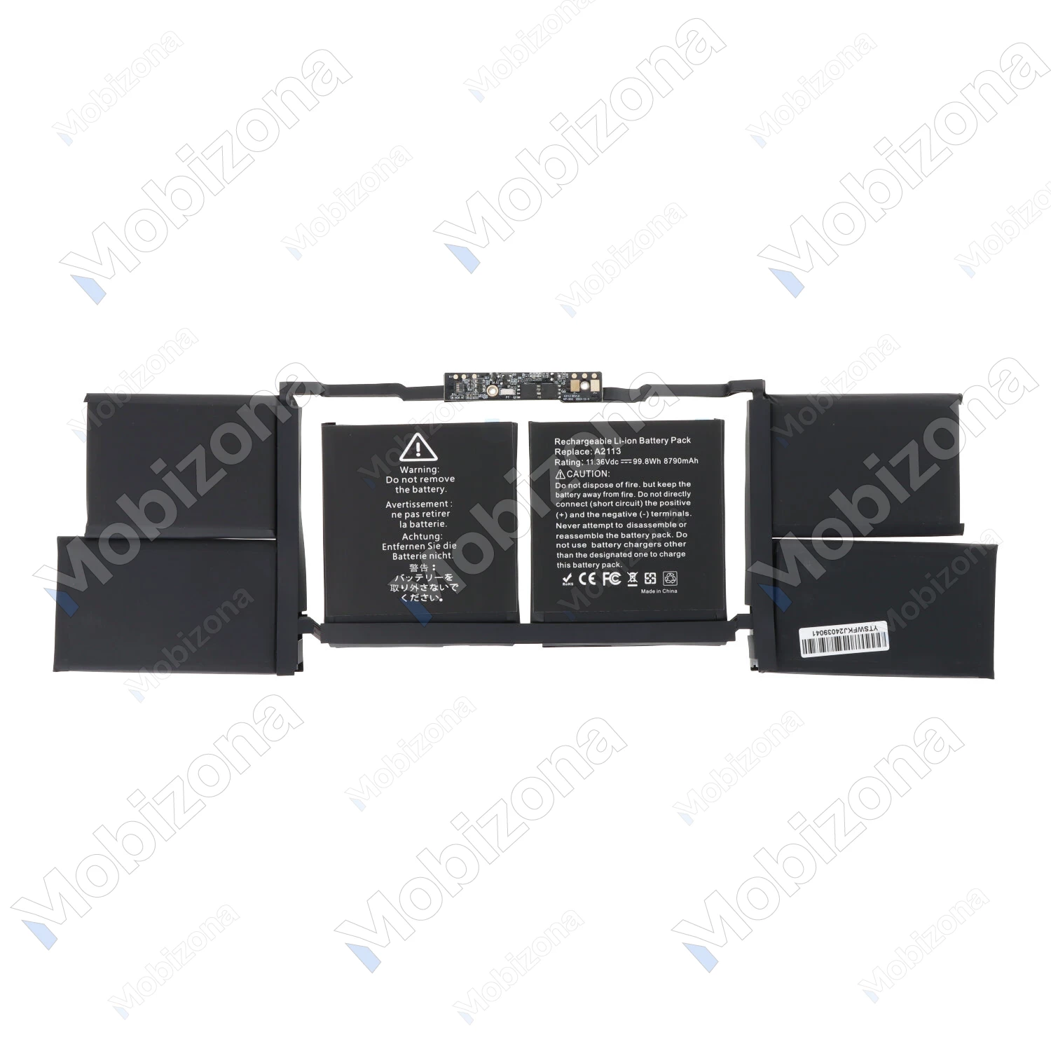 MacBook Pro 16 A2141 (Late 2019) suderinamas akumuliatorius, baterija (A2113)