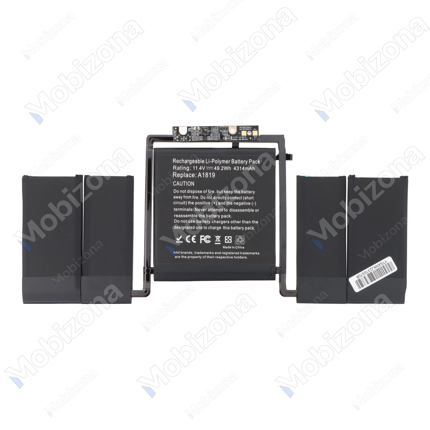 MacBook Pro 13 Touch Bar A1706 (Late 2016, Mid 2017) suderinamas akumuliatorius, baterija (A1819)