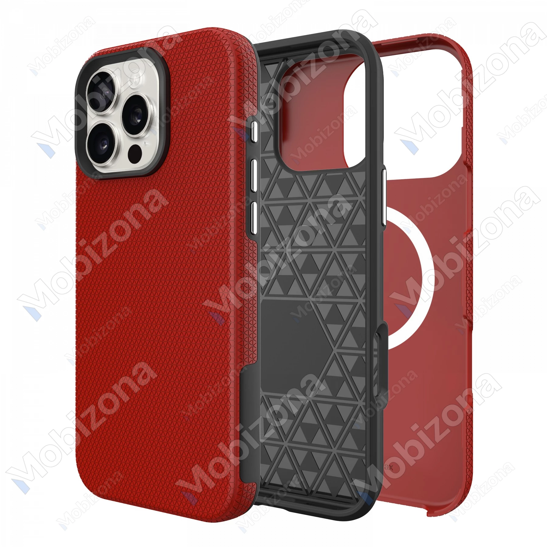 iPhone 15 dėklas skirtas Perfectionists Triangle Mag Case (suderinamas su MagSafe)