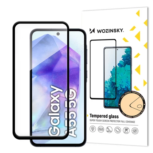 Samsung Galaxy A36 5G, Galaxy A56 5G apsauginis stiklas Wozinsky 5D Full Glue