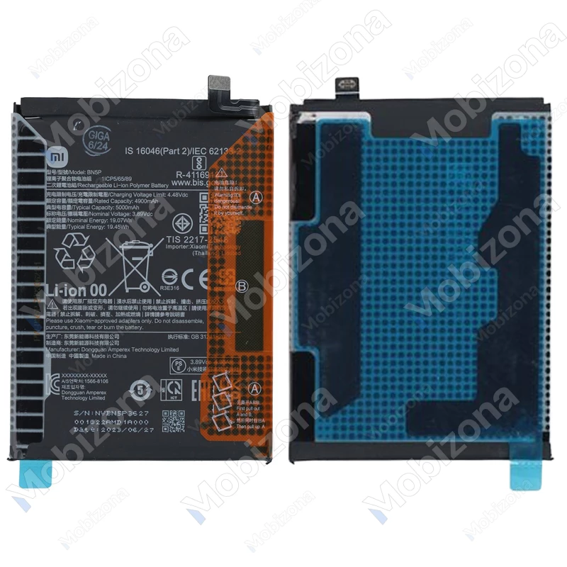 Xiaomi Redmi Note 13 4G, Redmi Note 13 5G Battery (BN5P)