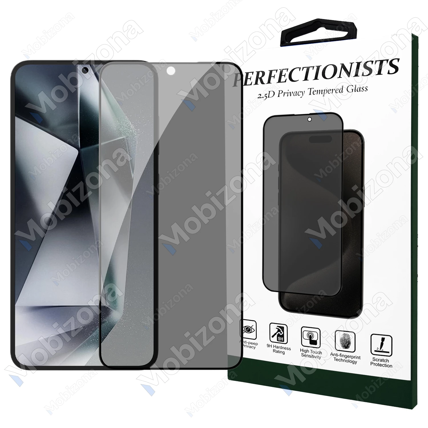 Samsung Galaxy S25 apsauginis stiklas Perfectionists Privacy