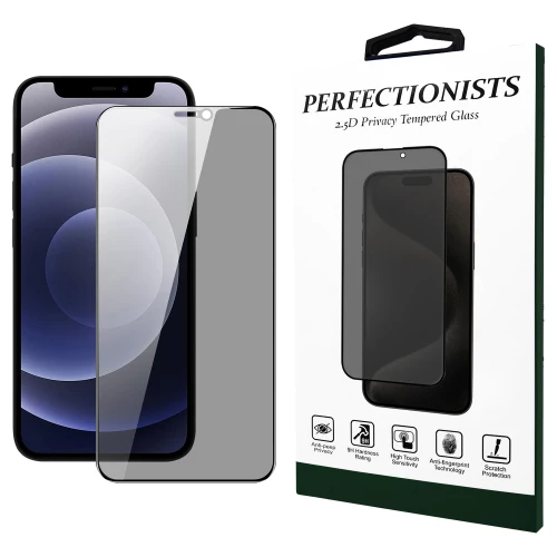 iPhone 12 mini skirtas apsauginis stiklas Perfectionists Privacy