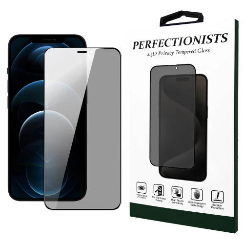 Apple iPhone 12, 12 Pro Tempered Glass Perfectionists Privacy Apple iPhone 12, 12 Pro Tempered Glass Perfectionists Privacy