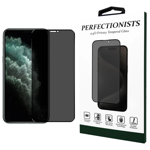 Apple iPhone X, iPhone XS, iPhone 11 Pro apsauginis stiklas Perfectionists Privacy