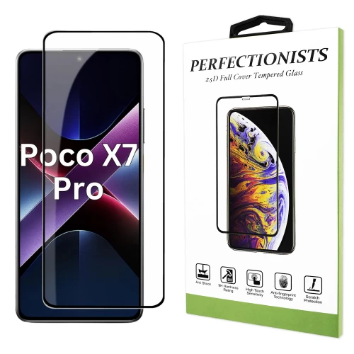 Xiaomi Poco X7 Pro apsauginis stiklas 2.5D Perfectionists Xiaomi Poco X7 Pro apsauginis stiklas 2.5D Perfectionists