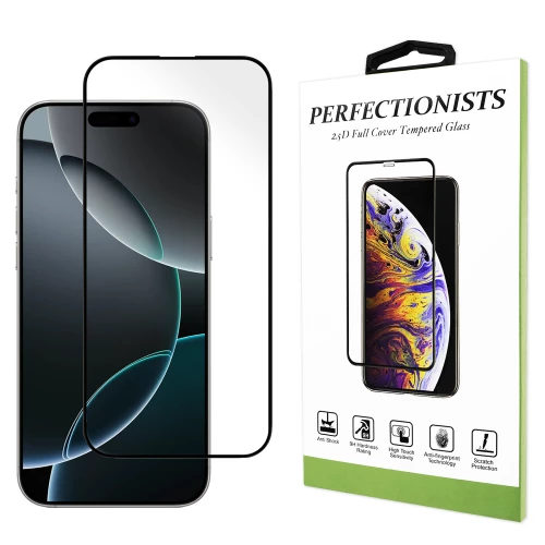 iPhone 16 Pro Max skirtas apsauginis stiklas 2.5D Perfectionists