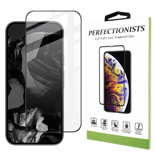 Google Pixel 9, Pixel 9 Pro apsauginis stiklas 2.5D Perfectionists Google Pixel 9, Pixel 9 Pro apsauginis stiklas 2.5D Perfectionists