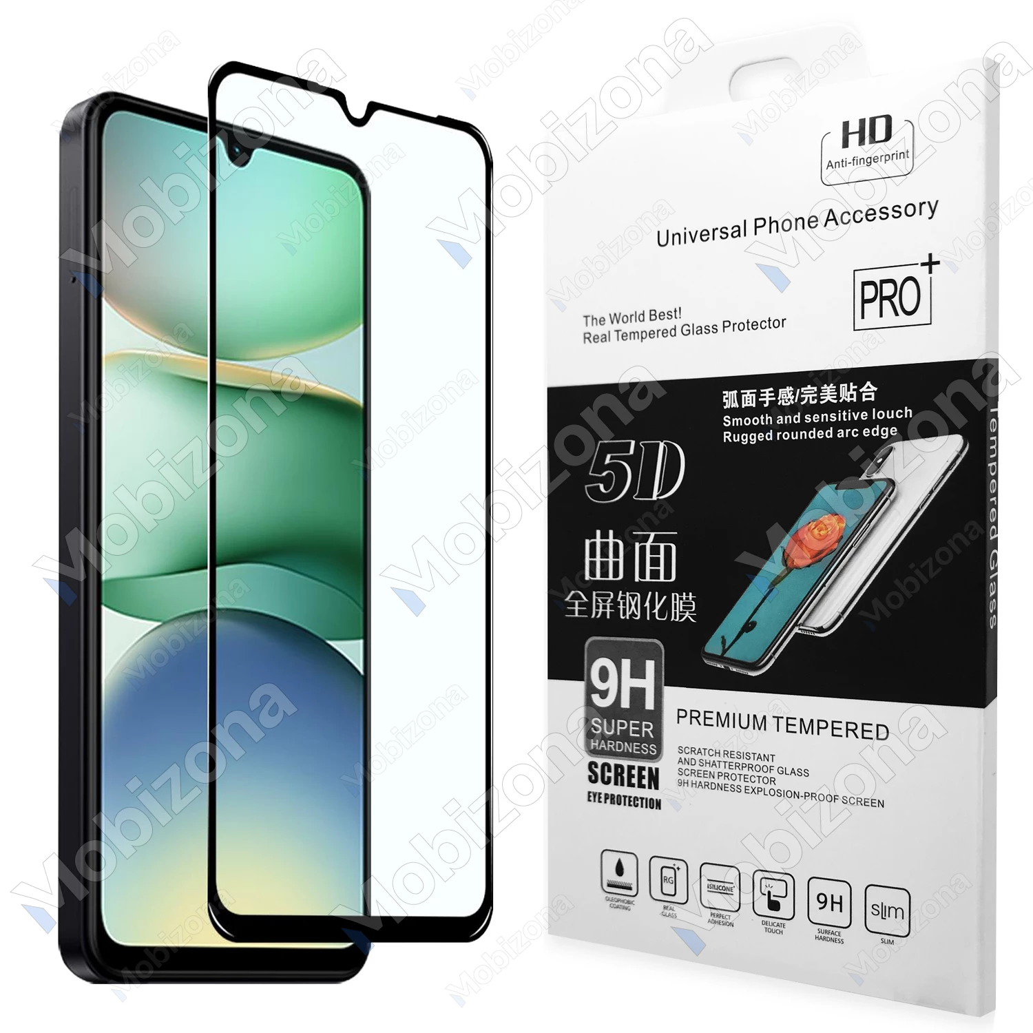 Xiaomi Poco C75, Redmi 14C Tempered Glass 5D Full Glue