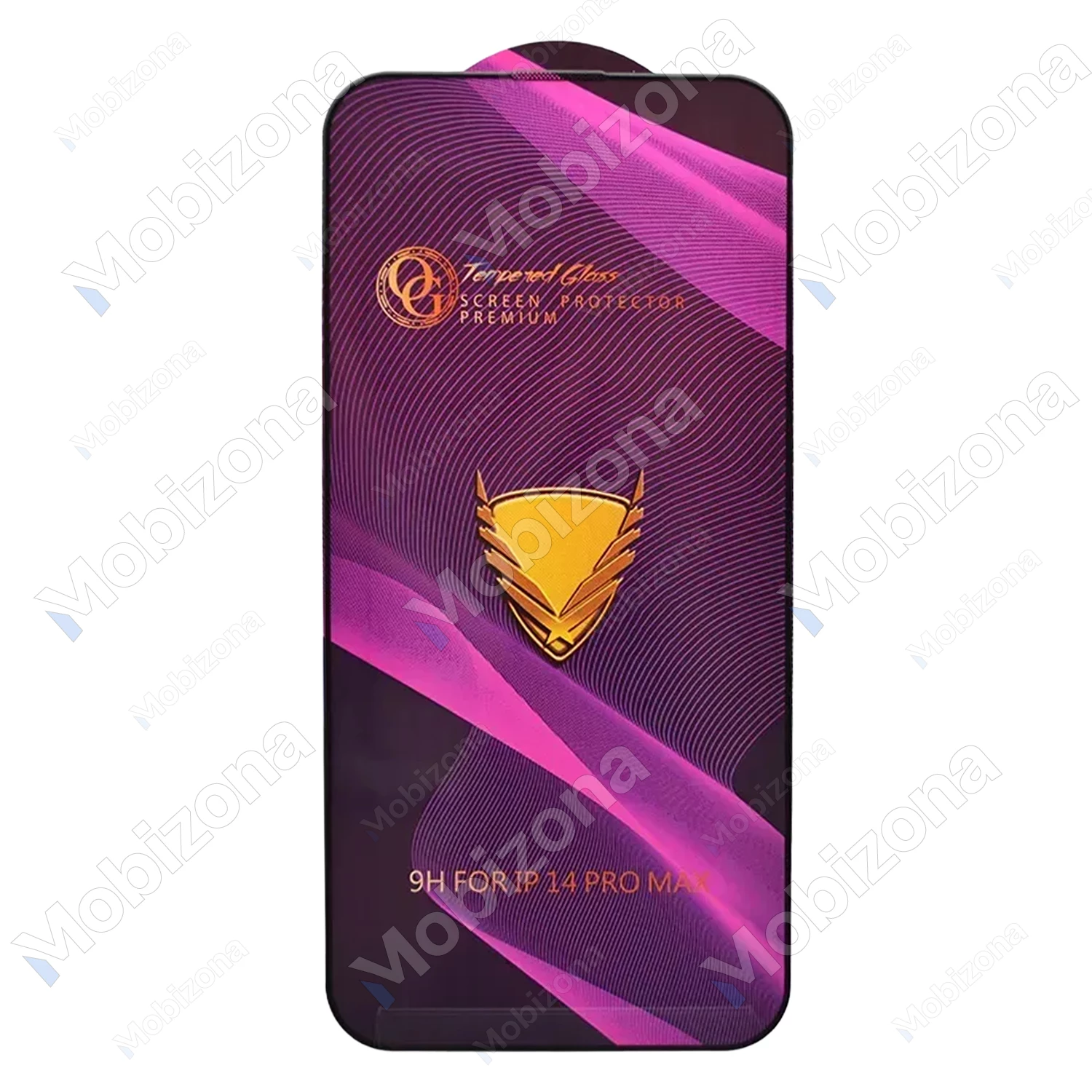 iPhone 14 Pro Max skirtas apsauginis stiklas OG Golden Armor