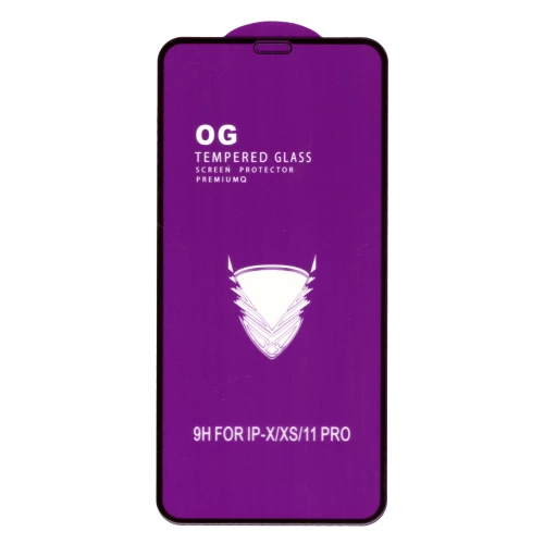 Apple iPhone X, iPhone XS, iPhone 11 Pro apsauginis stiklas OG Golden Armor