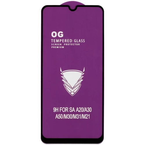 Samsung Galaxy A20, A30, A30s, A50, A50s, M30, M31s apsauginis stiklas OG Golden Armor Samsung Galaxy A20, A30, A30s, A50, A50s, M30, M31s apsauginis stiklas OG Golden Armor